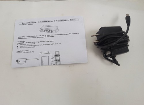 SPECO TECHNOLOGIES VIDDIST 1 Input to4 Output Video Distribution Amplifier 2 pcs - Picture 3 of 5