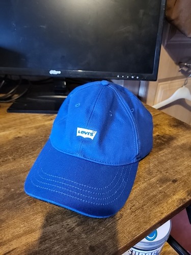 Levi's Baseball Cap verstellbar blau weiß Logo