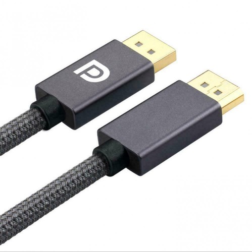 DisplayPort DP 1.4 Male to DisplayPort Male 8K Video Cable Gold Plated 2M - Picture 10 of 11