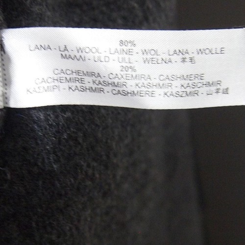Massimo Dutti Cappotto Grigio Lana Cashmere Doppio Petto Foderati Donna Taglia M - Foto 7 di 8
