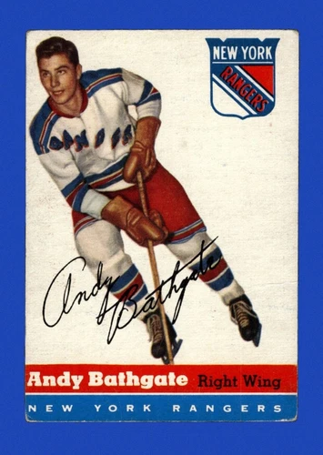 1954-55 Topps Set-Break # 11 Andy Bathgate VG-VGEX (crease) *GMCARDS*