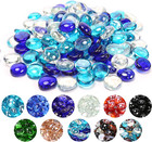1/2 Inch Bahama Blend Fire Glass Beads for Fire Pit - 10 Pounds