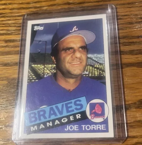 1985 topps Joe Torre ERROR card wrong back Yankees HOF