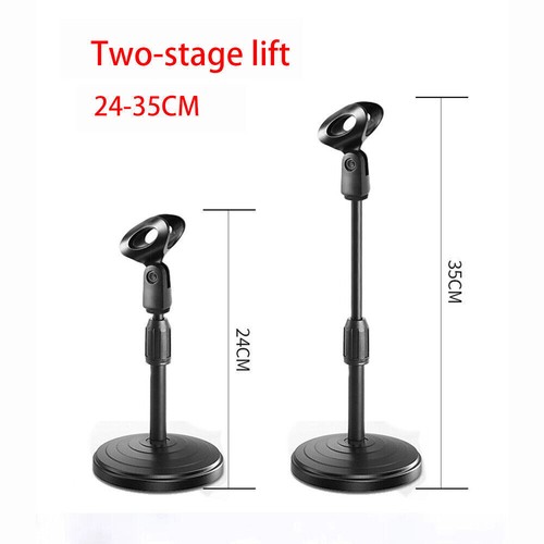 Desktop Table Desk Liftable Mic Microphone Stand with Clip Holder Mount Clamp uk - Picture 4 of 17