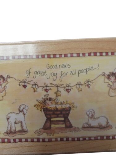 Set Timbri Cristiani in Gomma con Croce e Presepe Disegno "Buone Notizie di Grea - Foto 3 di 3