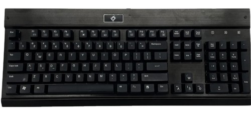 Teclado de computadora ergonómico mecánico negro EagleTec USB de colección con cable ET-KG010-N - Imagen 1 de 7