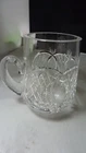 Waterford Crystal Tankard Beer Mug - 14oz Large vtg Clear Ireland Gothic Logo