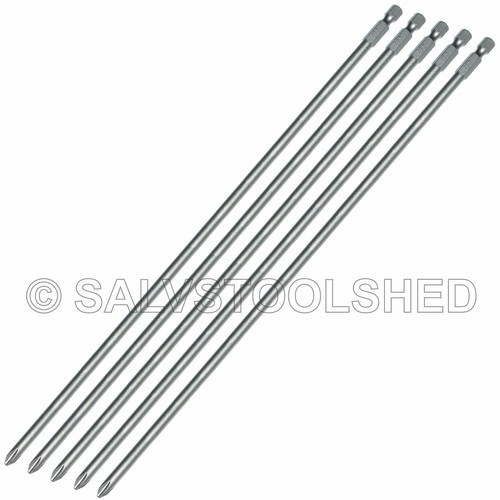 Phillips Screwdriver Bits Ph2 25mm to 350mm Long Screw Driver Drill Bit 1/4" Hex - Picture 22 of 22