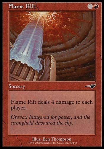 1x Flame Rift Nemesis MtG Magic Red Common 1 x1 Card Cards - Picture 1 of 1