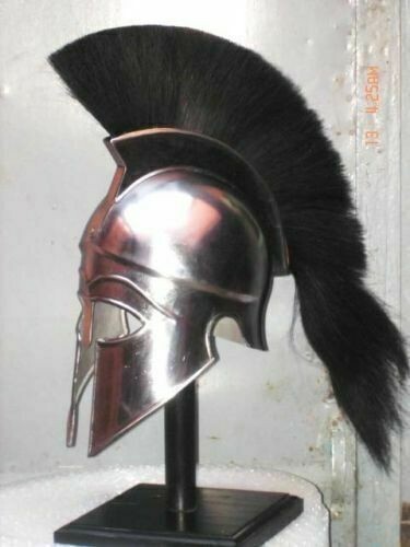 ANCIENT GREEK WARRIOR HISTORICAL WAR HELMET.(WITHOUT STAND) - Picture 1 of 2