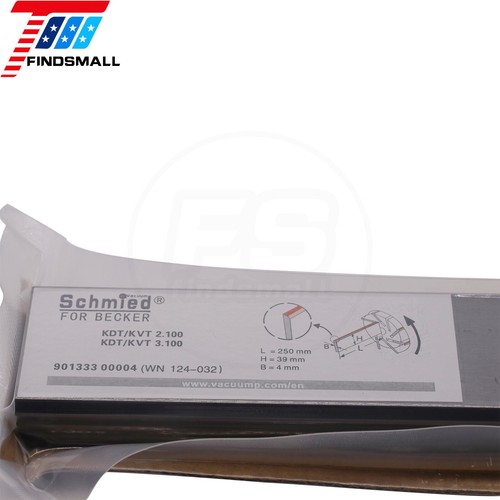 4Pcs Carbon Vane WN124-032 90133300004 for Becker KDT/KVT 2.100/3.100 250*39*4mm - Picture 2 of 6