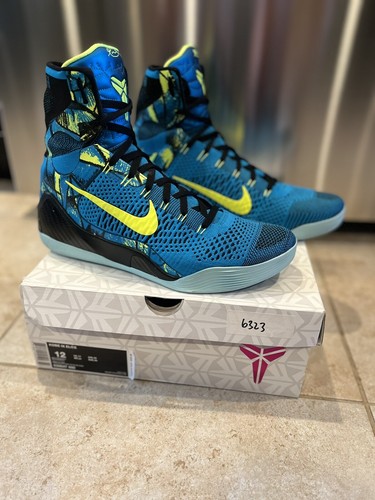 Nike Kobe 9 IX Elite Perspective Sz 12 Halo Grinch 4 5 6 Lee Pro LA Lakers Volt - Picture 9 of 11