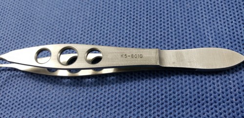 Katena K5-8010 Ophthalmic Rosenwasser Inserting Forceps 12mm Long Shanks - Bild 5 von 5