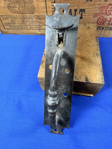 Anfang des 19. Jahrhunderts. Norfolk Daumenverriegelung Türgriff ~ gerettete Vermont Cape Hardware - Bild 5 von 13