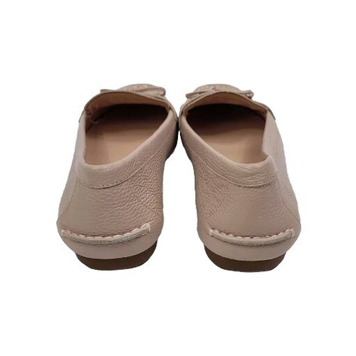 Kate Spade Cheshire Tie Pebbled Leather Loafer Moccasin Shoes Pink Size 7.5 New - Picture 10 of 13