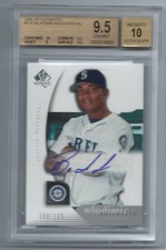 2005 SP AUTHENTIC RC AUTO BGS 9.5 AU 10 - WLADIMIR BALENTIEN #108/185