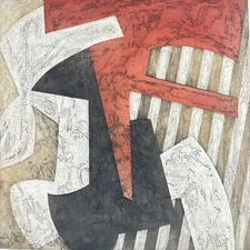 “Mandrake” 1989 A.P. Lithograph Signed by Dionigi Cossu 29.5” x 28.5”