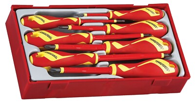 PH & PZ Type Screwdriver Set TTDV910N Teng Tools 10 Piece 1000 Volt Insulated Flat PH & PZ Type Screwdriver Set TTDV910N Teng Tools 10 Piece 1000 Volt Insulated Flat
