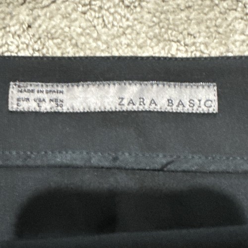 Zara Black Layered Asymmetrical Mini Skirt. Sz L. NWT! - Picture 5 of 10