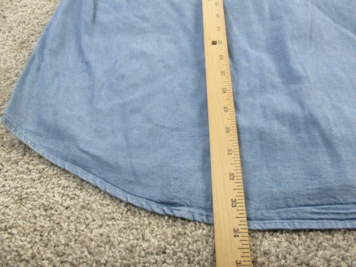 Vintage Tango by Max Raab Button Down Shirt Mens XL USA Blue Plaid Collar 90s EC - Picture 6 of 7