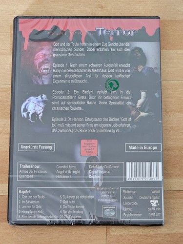 Night Train to Terror (Red Edition) (DVD) Uncut / Neu & OVP Laser Paradise - Bild 2 von 2