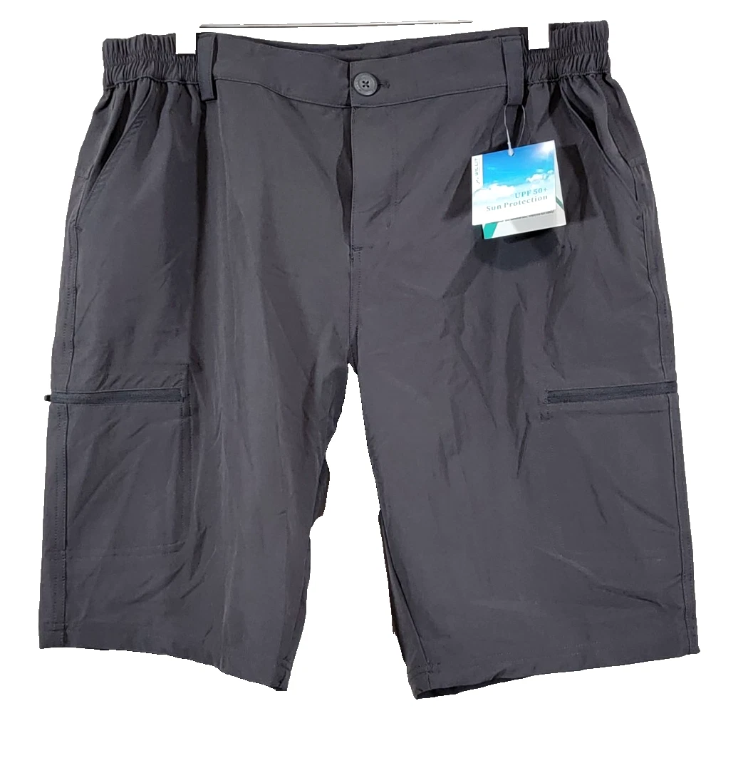 Willit Shorts Men XL Cargo Golf 6 Pocket UPF 50+ Stretch Grey 11" Inseam NWT