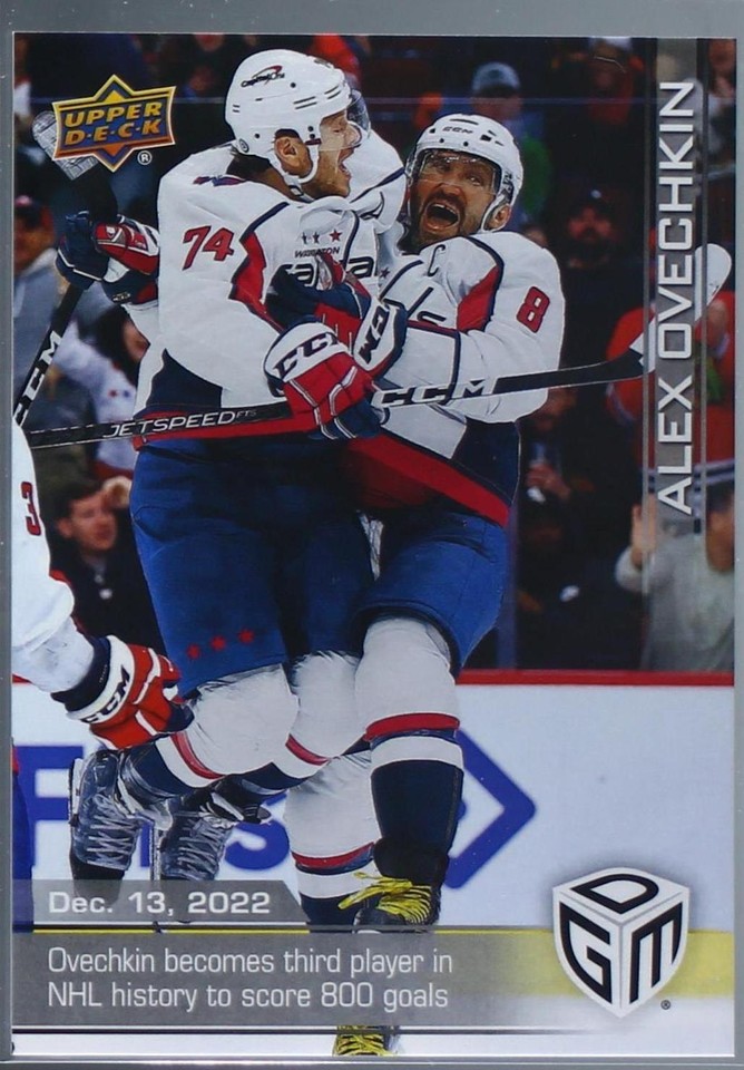 2022-23 Upper Deck Game Dated Moments - Alex Ovechkin #30 - 1 of 1