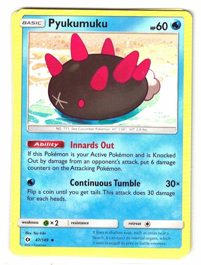 RUKURUKU♡ Pokémon Pyukumuku 47/149 | 1 CARD + FREE PROTECTOR M1 | eBay