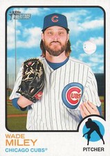 2022 Topps Heritage #716 Wade Miley Chicago Cubs