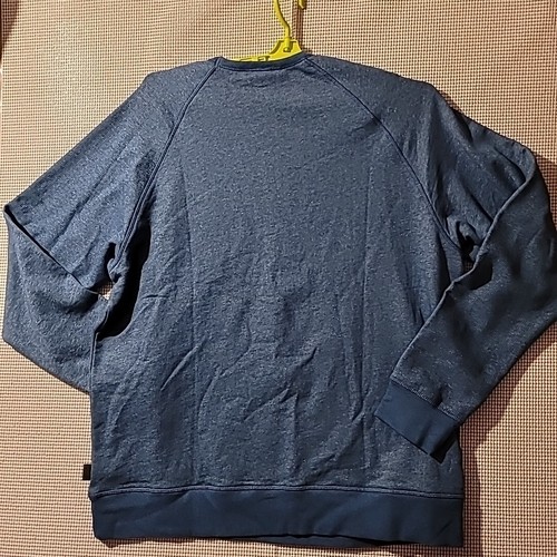 Patagonia Men’s Mahnya Fleece Crewneck Sweatshirt Blue Size XL NWT - Picture 10 of 12