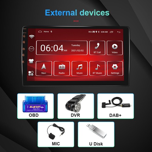 9" Android 11 32G Car Stereo Radio GPS Navi WIFI For Hyundai Santa Fe 2 2006-12 - Picture 12 of 12
