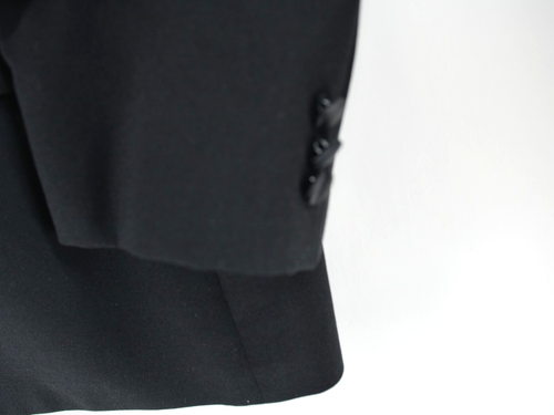 Christian Dior Tuxedo Suit 46R Black Le Connaisseur Blazer Sport Coat Suspenders - Picture 5 of 24