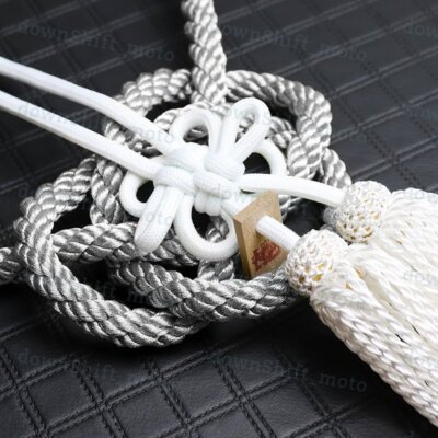 VIP Charm Junction Produce JDM Fusa White Kiku JP Knot VIP Charm Junction Produce JDM Fusa White Kiku JP Knot