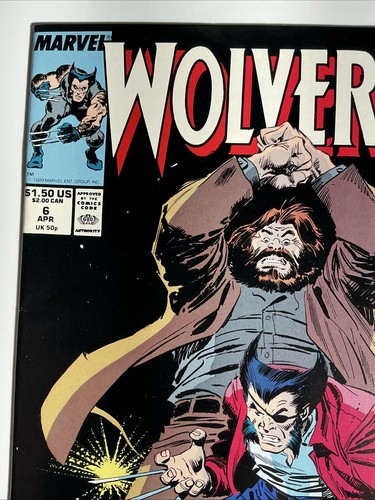 Wolverine #6 1989 9.2 NM Marvel Comic Book Copper Age Comics High Grade - Picture 2 of 10