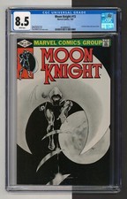 Moon Knight #15, CGC 8.5, 1st App of Xenos, Frank Miller & Jusko, Marvel, 1982