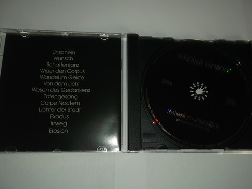 eXplizit einsam - Reflexion unendlich CD - 2008 - Synthpop - Bild 3 von 3