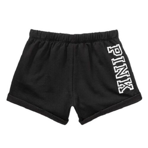 VICTORIA'S SECRET PINK LOGO BOYFRIEND HERITAGE FLEECE SHORTS XS S M L XL XXL NWT - Picture 5 of 66