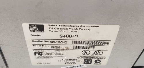 Zebra S400 Stripe Thermal Label Printer - Picture 8 of 8