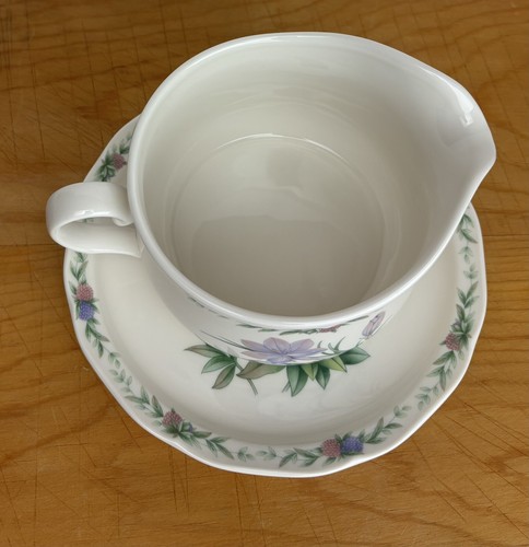 Noritake Gala Cuisine Wintergarten Sauciere mit Unterteller 7915 2 Stück Set - Bild 3 von 5