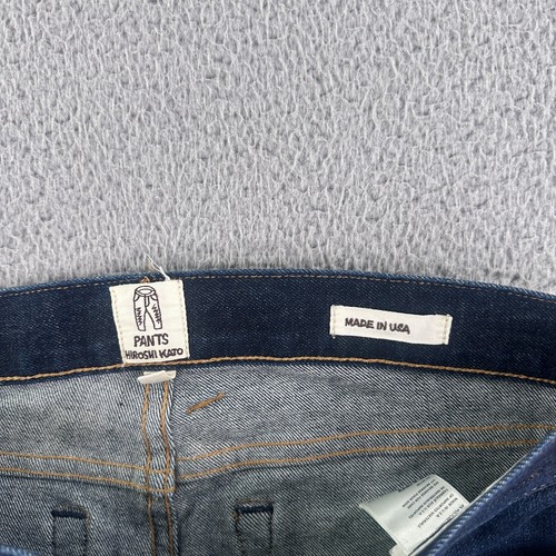 Hiroshi Kato The Needle Skinny Denim Raw Indigo Jean Selvedge Men’s 31x32 USA - Picture 9 of 14