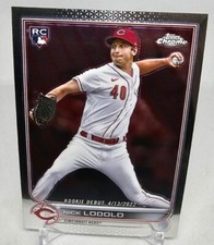 2022 Topps Chrome Update #USC65 Nick Lodolo Rookie RC Debut Cincinnati Reds