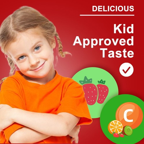 Kids Multi Gummies, Organic Fruit + Vitamins, Fruit, 60 Vegan Gummy Bears - Picture 8 of 11