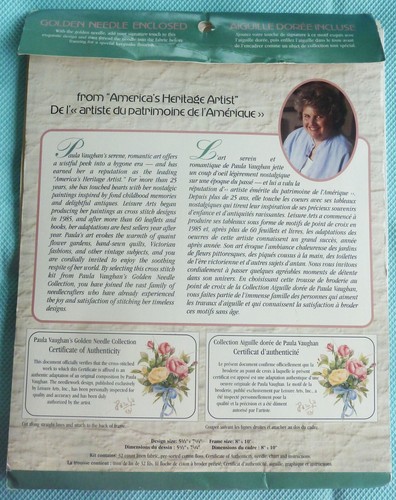 Paula Vaughan June Bride ago dorato kit punto croce tempo libero arti 113969 - Foto 3 di 8