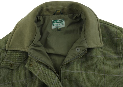 Hoggs of Fife Wmn Green Khaki Wool Check Hunting Shooting Tweed Jacket UK 16 /XL - Picture 14 of 15