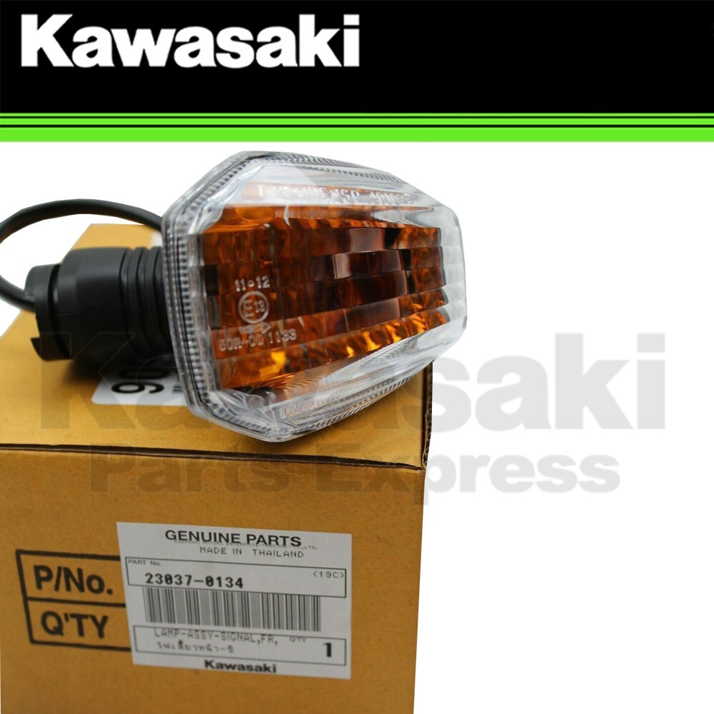 @abc 専用2 NEW 2008-2018 GENUINE OEM KAWASAKI KLR650 FRONT LEFT TURN