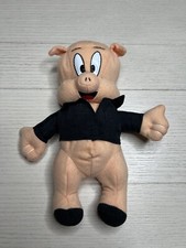 Vintage 1995 Looney Tunes   Porky Pig   Plush Doll Ace Novelty Co. 9  