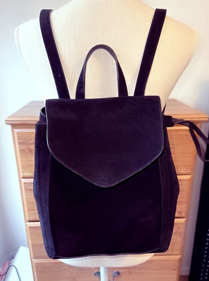 G🖤 подлинный Loeffler Randall кожаный рюкзак cuoio vachettta черная замша - Изображение 2 из 4