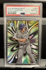 2023 Bowman Draft Wyatt Langford Mood Ring Rookie Card #MR3 PSA 10 Gem Mint