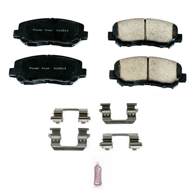 Disc Brake Pad Set-Front Z17 Low-Dust Ceramic Brake Pads with Hardware Front