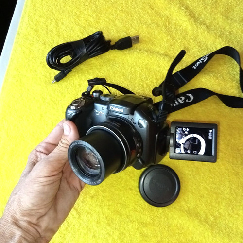 Canon PowerShot S3 Is 6.0Mp Digital Camera - Black,Working